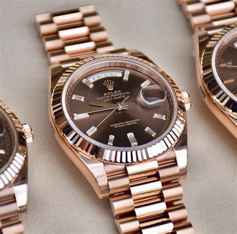 rolex daydate choclate|40mm day date rolex.